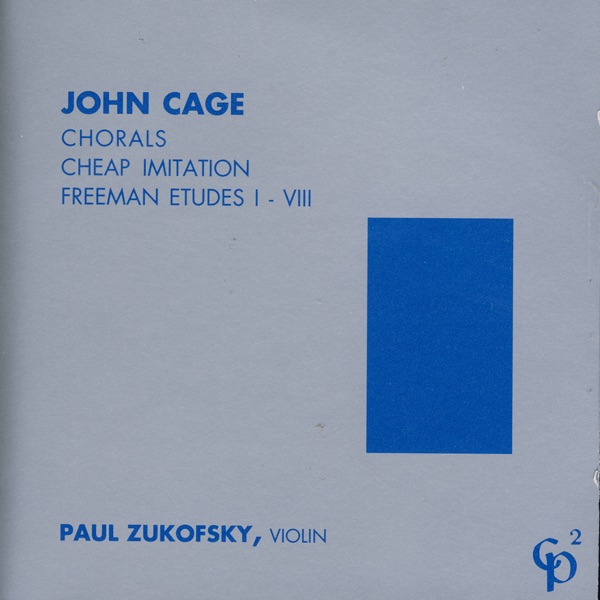 John Cage - Violin Music album cover