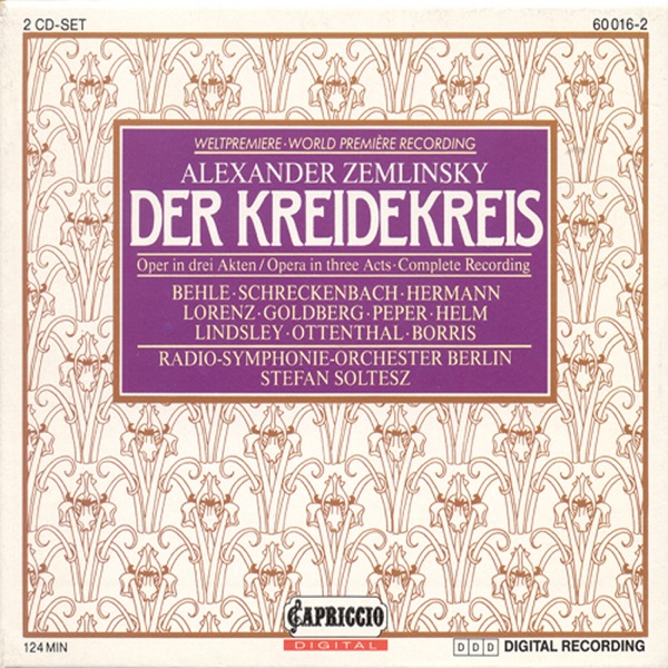 Zemlinsky, A. von: Der Kreidekreis album cover