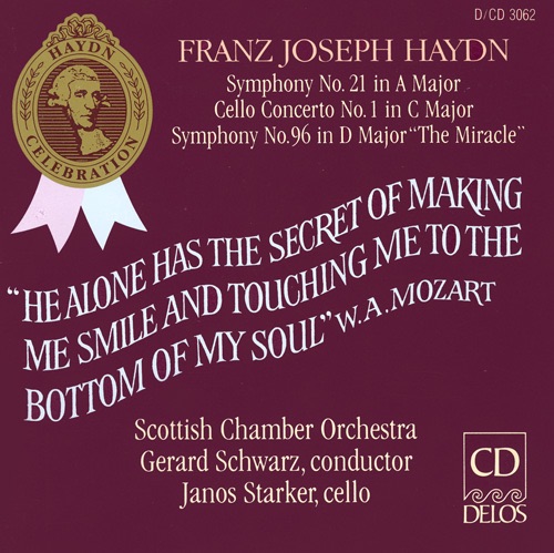 Haydn: Symphonies Nos. 21 & 96 - Cello Concerto No. 1 album cover