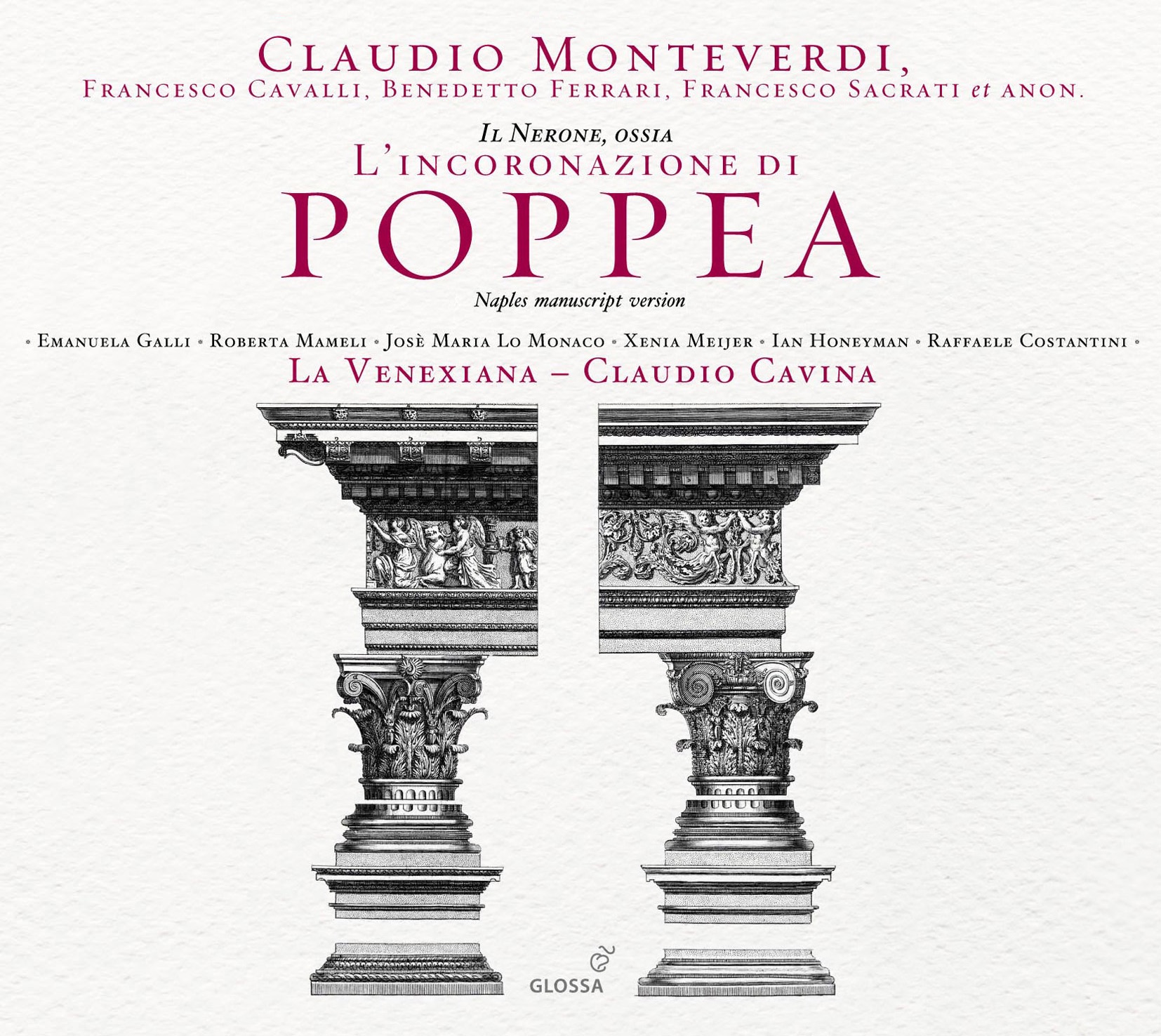 Monteverdi: L'incoronazione di Poppea album cover