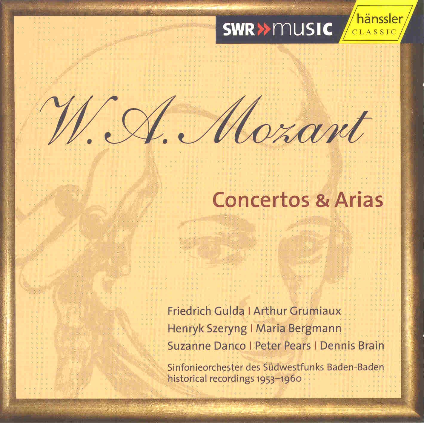Mozart: Concertos and Arias album cover