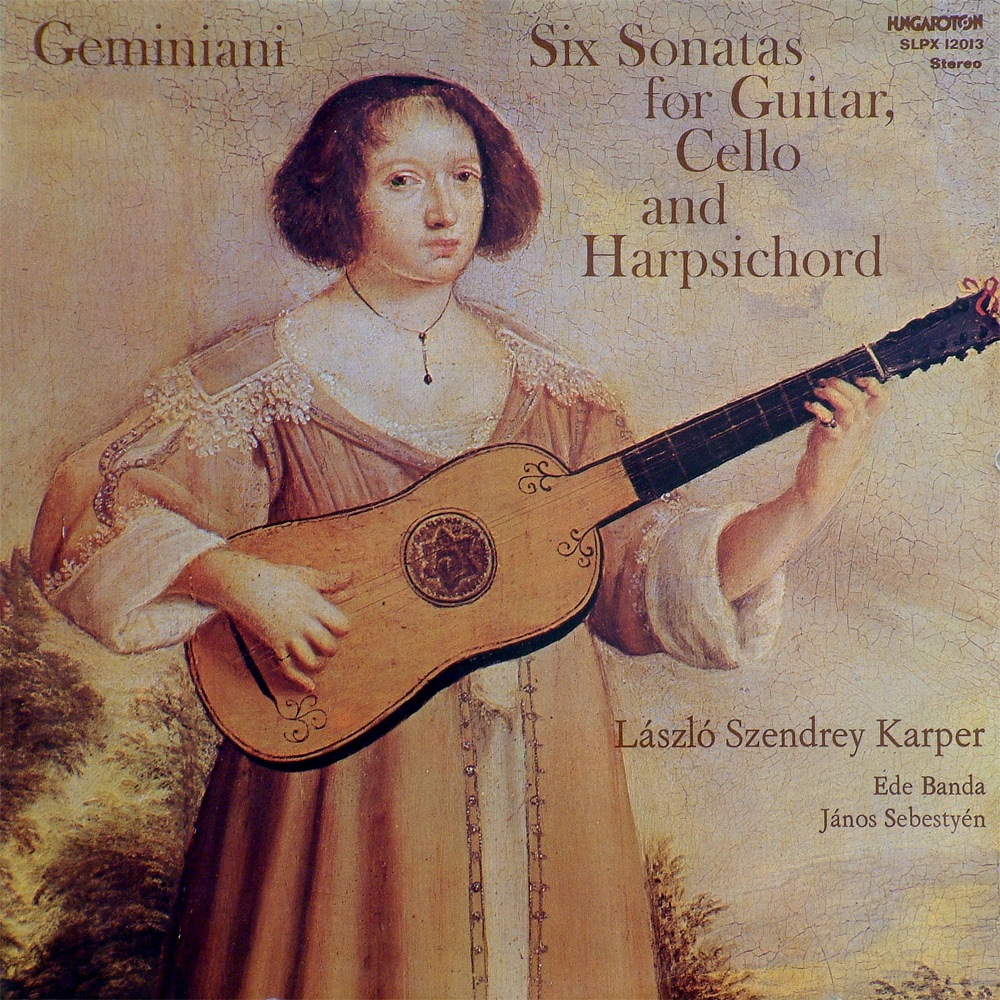 Six Sonatas for Guitar, Cello amd Harpsichord album cover