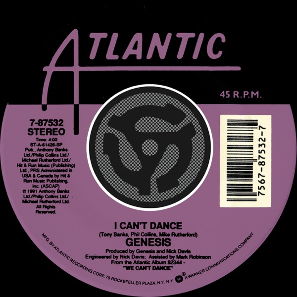 I Can't Dance / On the Shoreline - Single album cover