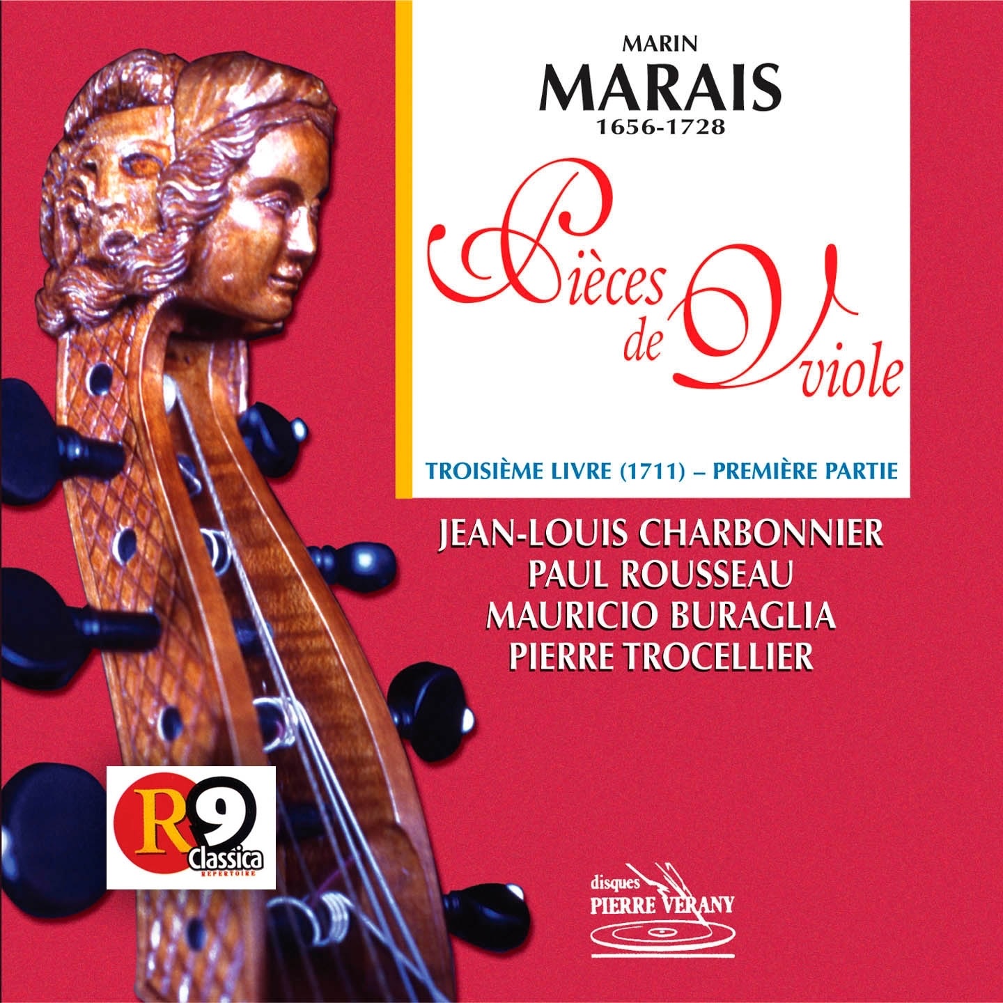 Marais : Pièces de viole, 3ème livre, 1ère partie (1711) album cover