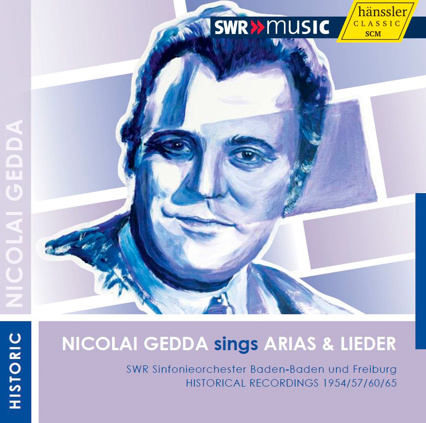 Nicolai Gedda sings Arias & Lieder album cover