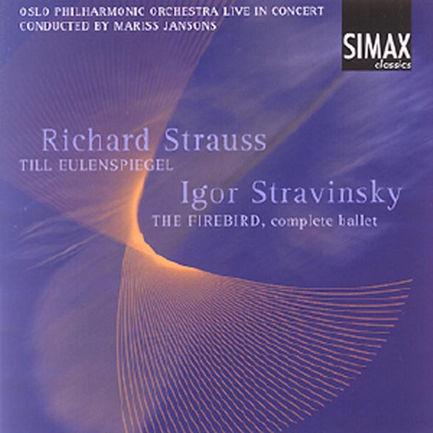 Strauss: Tilleulenspiegel and Stravinsky: The Firebird album cover