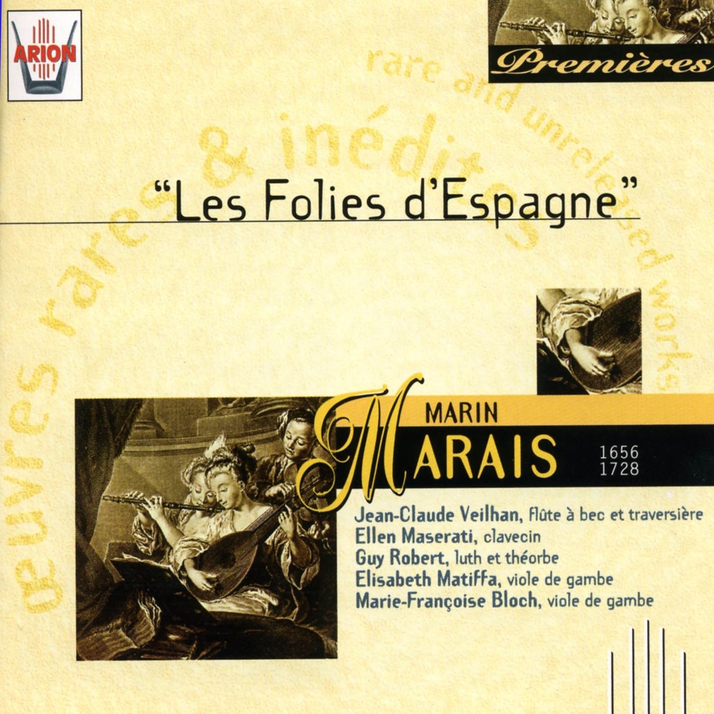Marais : Les folies d'Espagne album cover