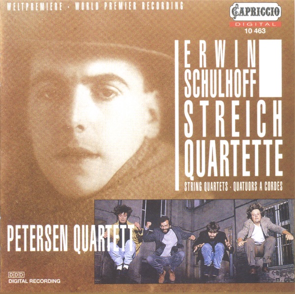 Schulhoff: String Quartets Nos. 1 and 2 & 5 Pieces album cover