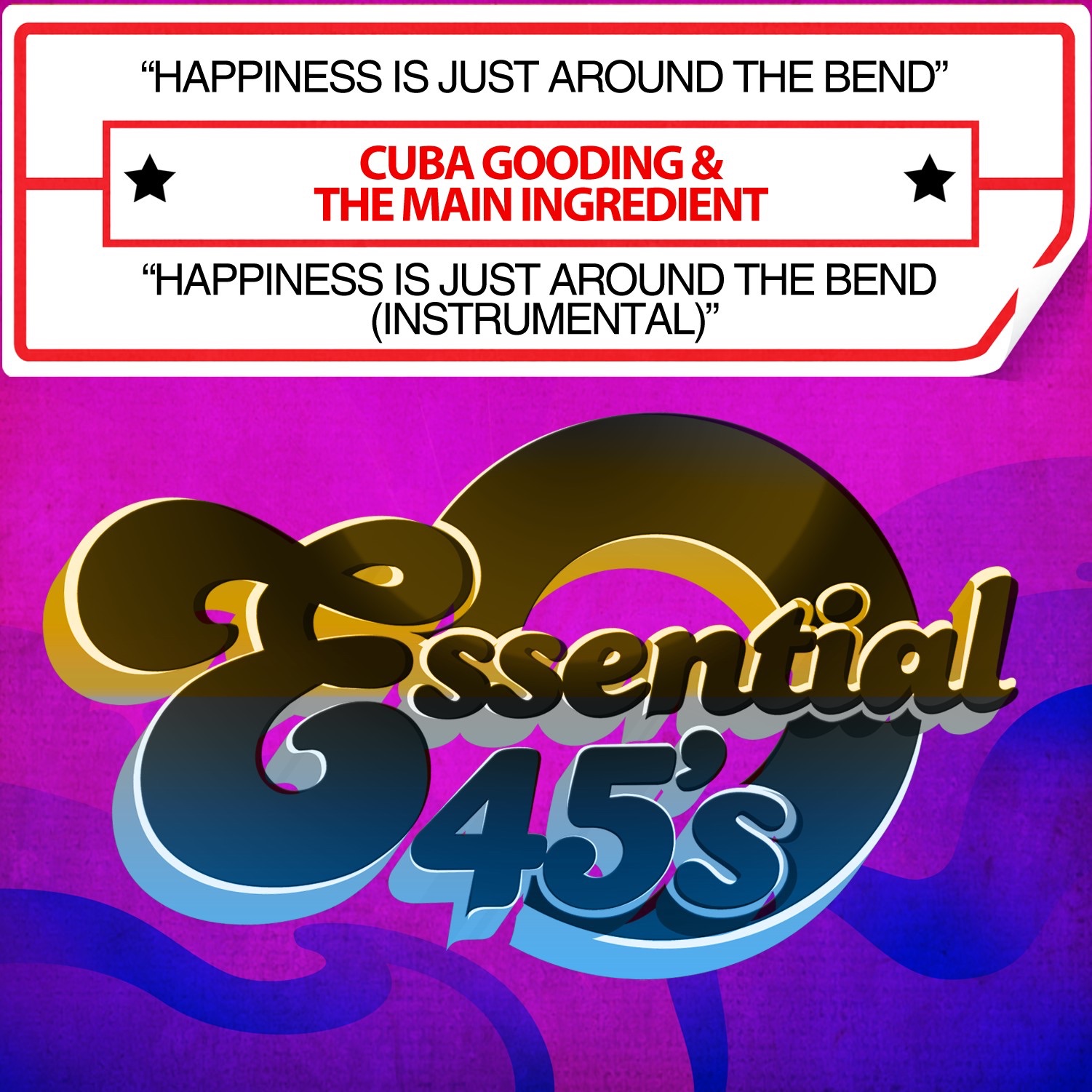 Happiness Is Just Around The Bend / Happiness Is Just Around The Bend (Instrumental) [Digital 45] -  album cover
