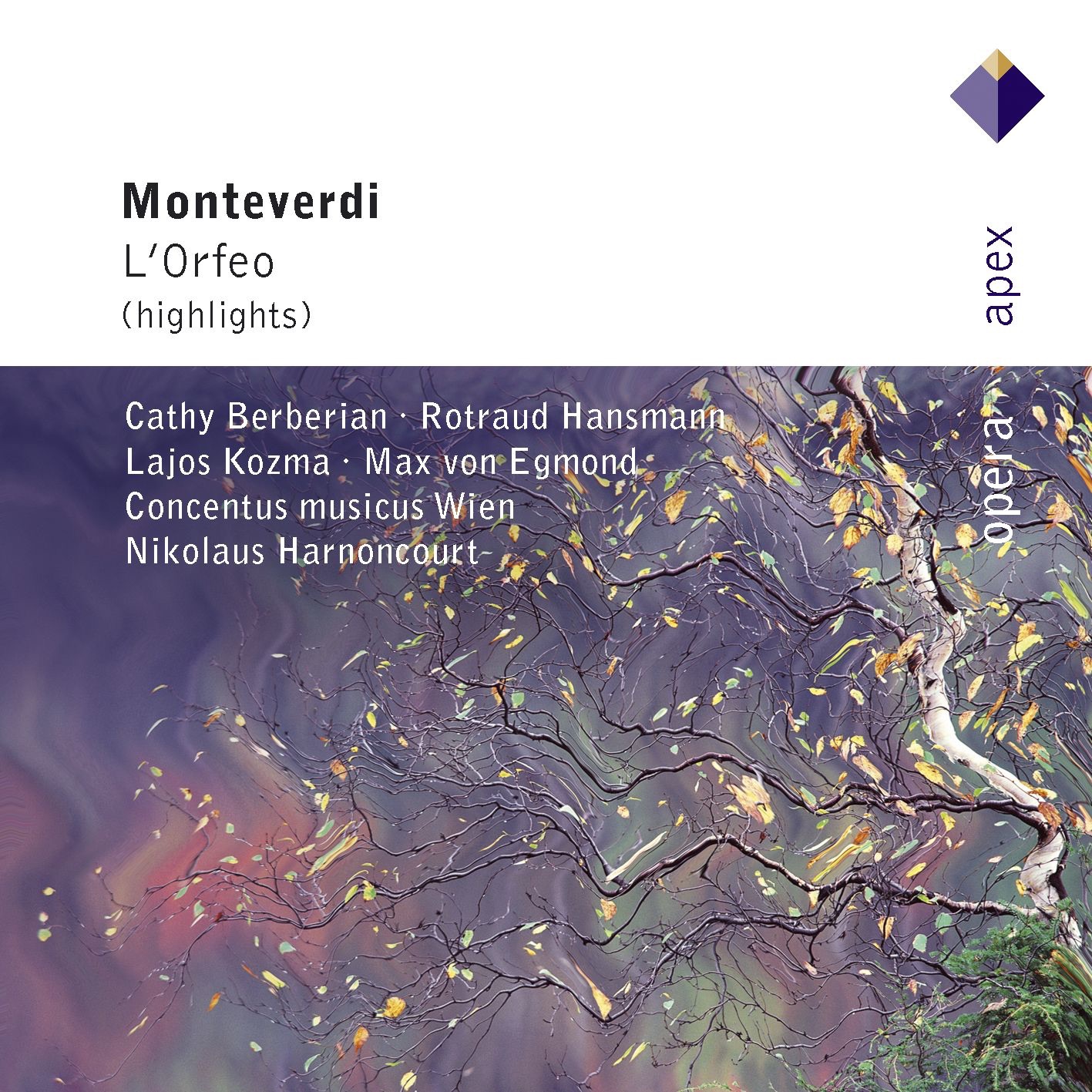 Monteverdi: Orfeo (Highlights) album cover