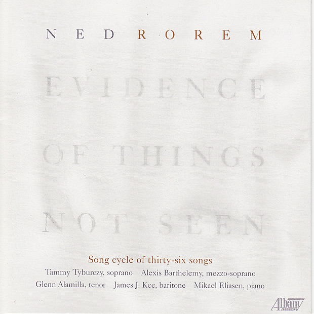 Rorem: Evidence of Things Not Seen album cover