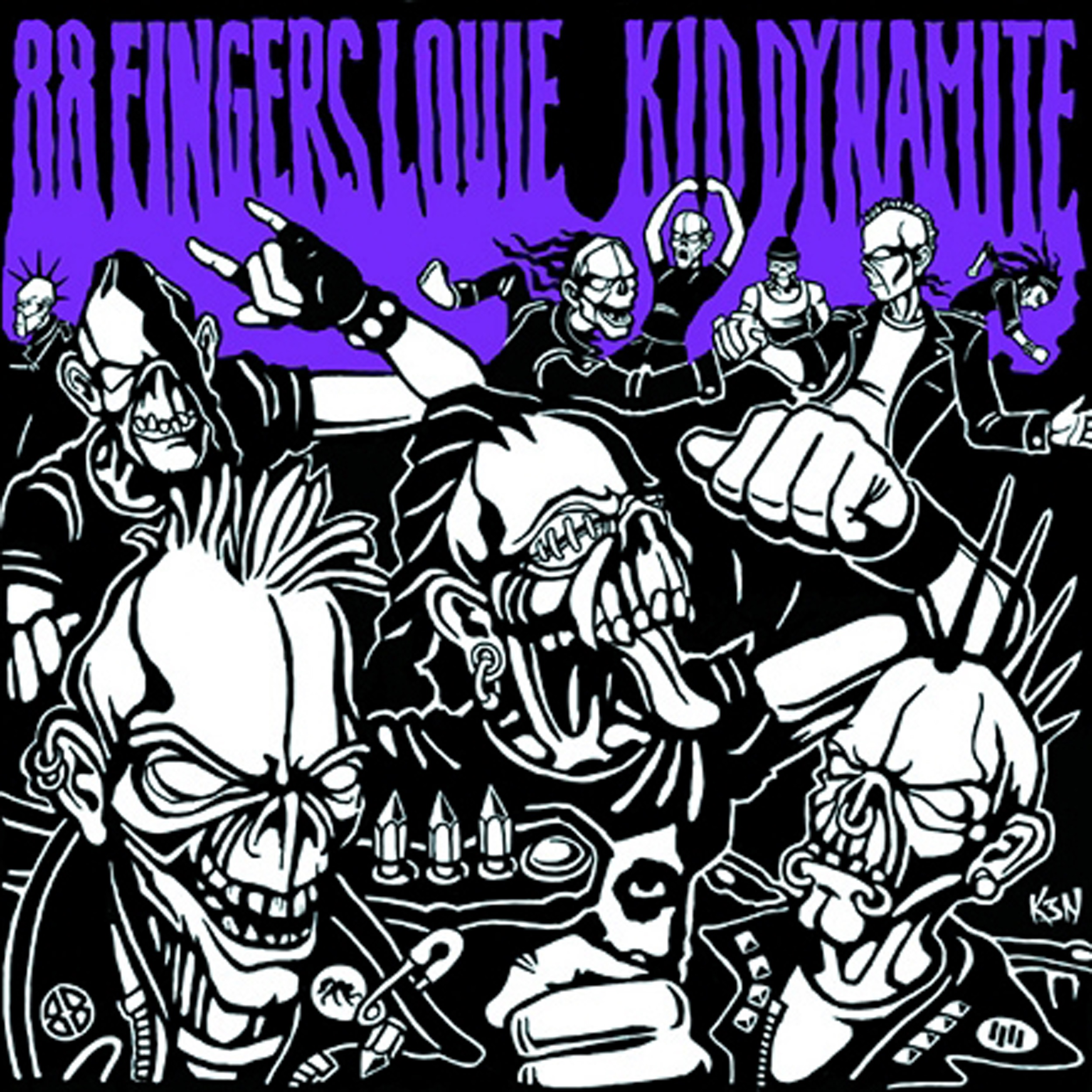 88 Fingers Louie / Kid Dynamite - EP album cover