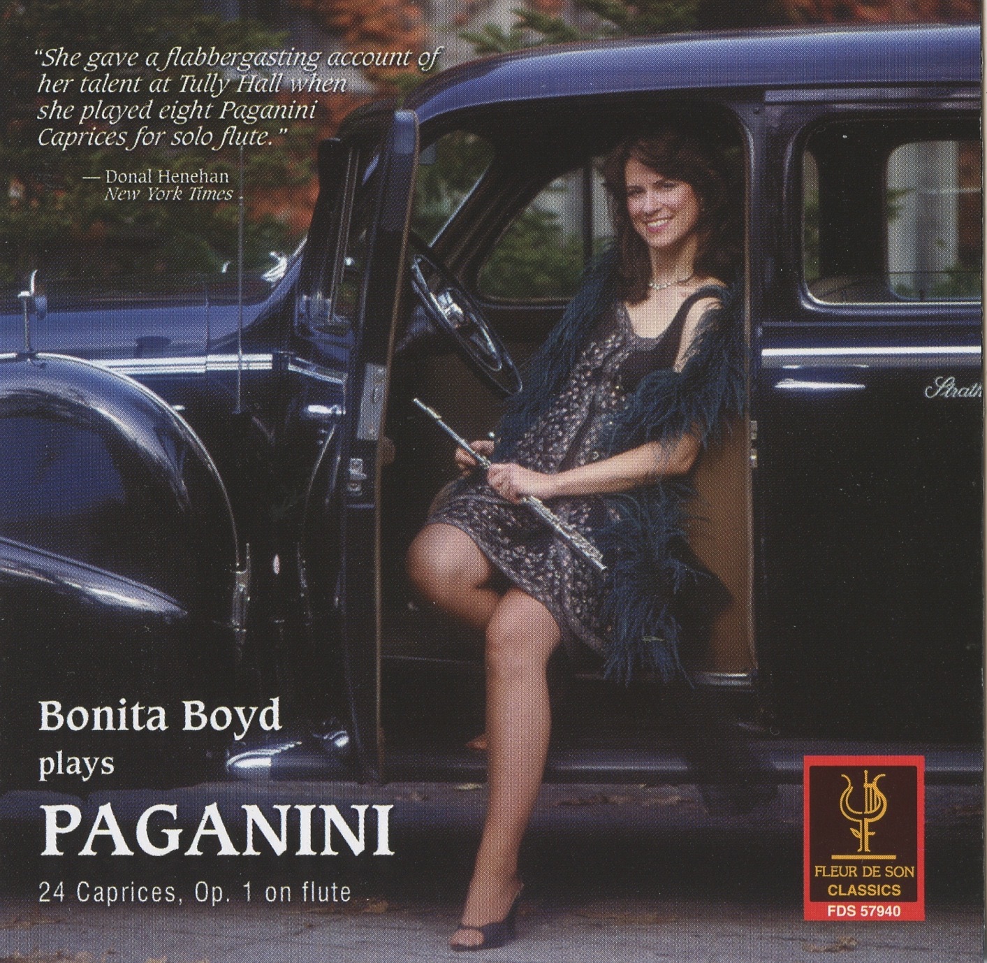 Bonita Boyd plays Paganini album cover