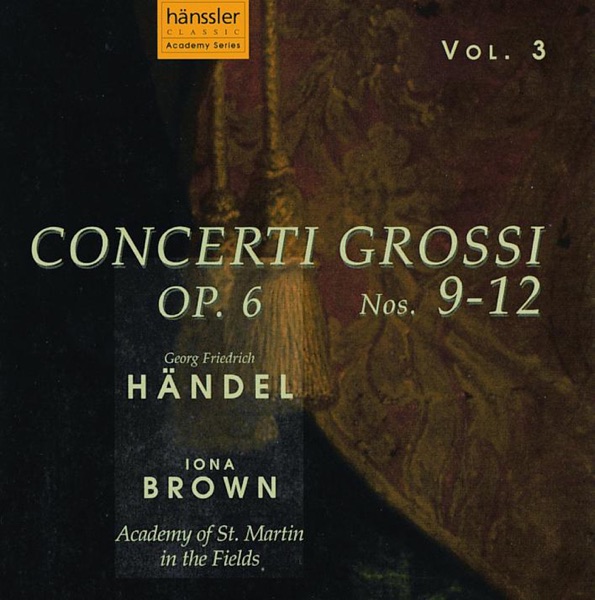 Handel: Concerto Grossi, Op. 6, Nos. 9-12 album cover