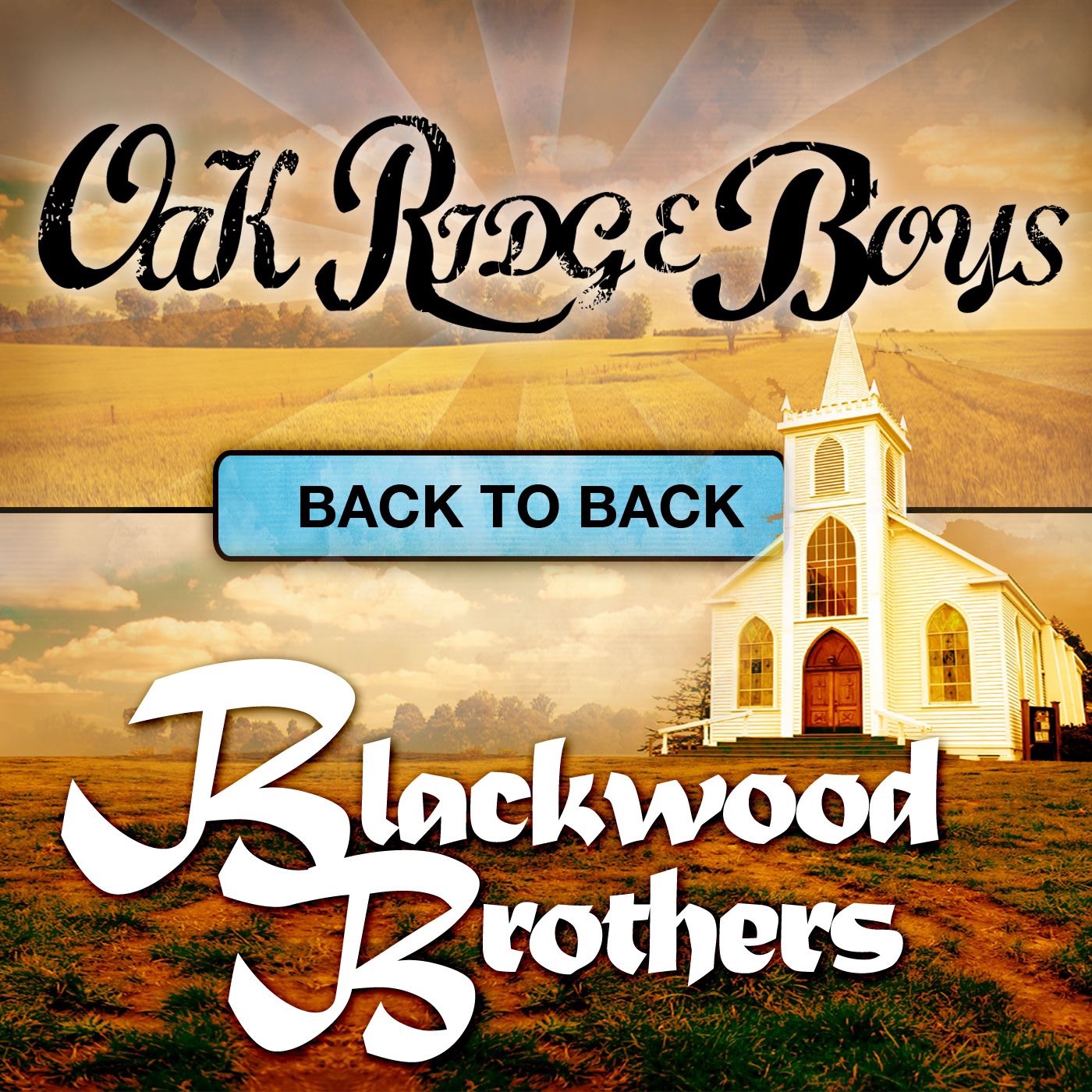 Back to Back: Oak Ridge Boys & Blackwood Brothers album cover