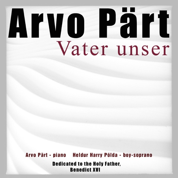 Pärt: Vater unser - Single album cover