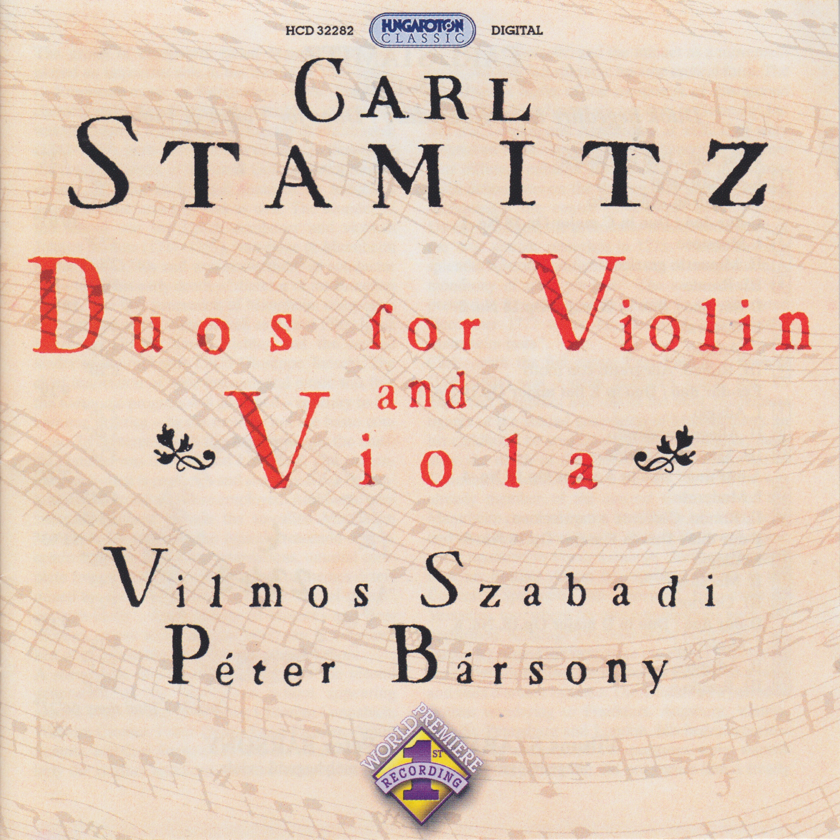 Duos for Violin and Viola album cover