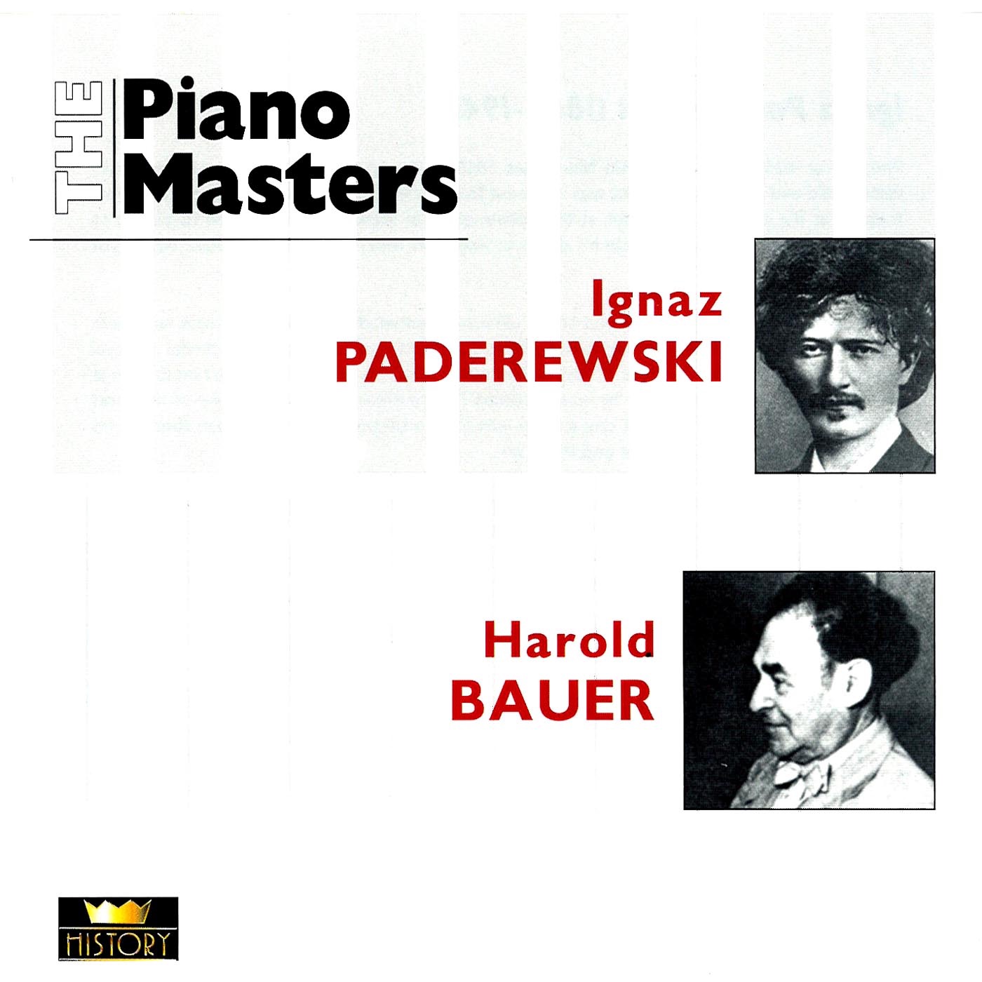 The Piano Masters: Ignaz Paderewski - Harold Bauer (1911-1942) album cover