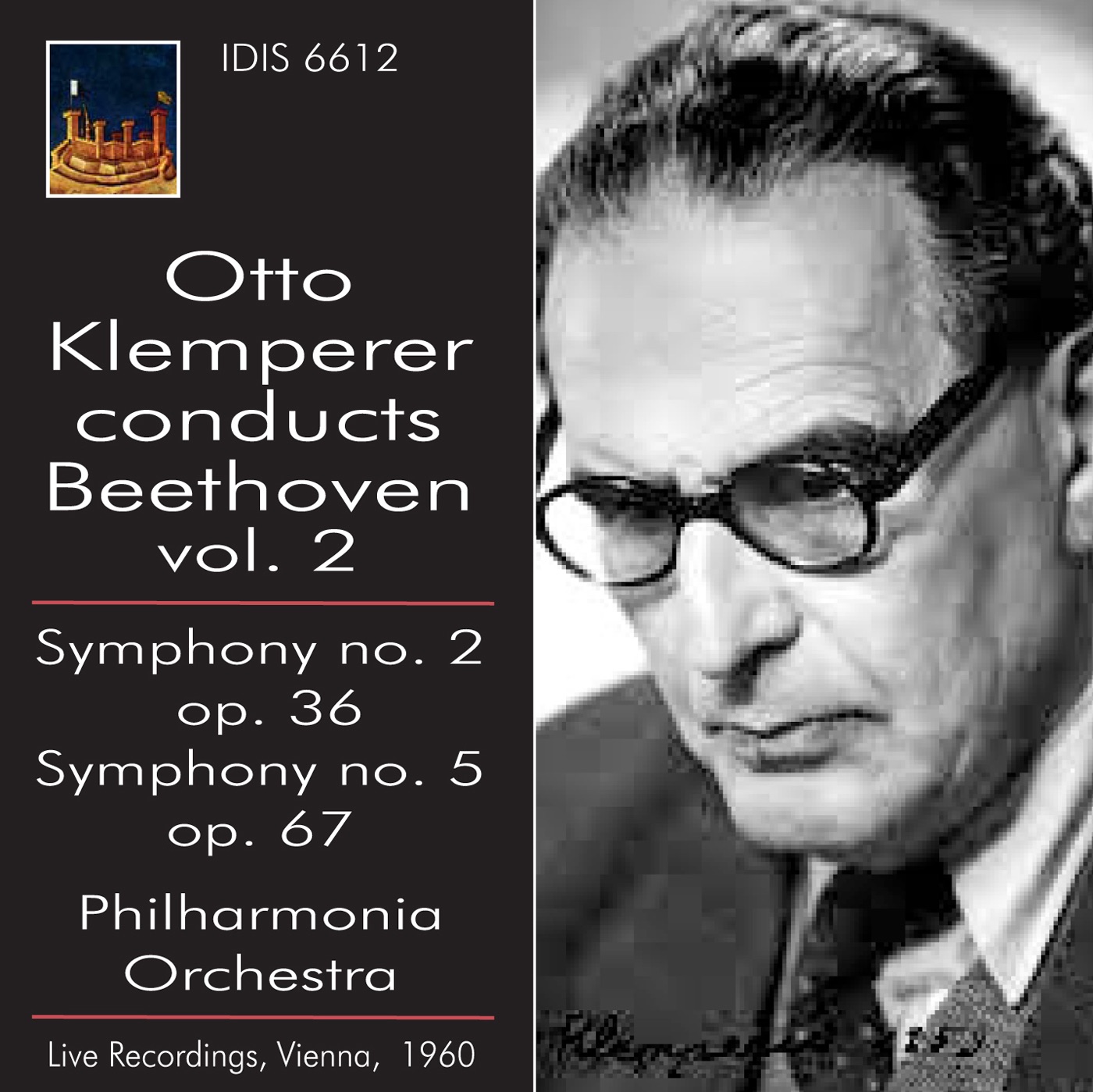 Otto Klemperer Conducts Beethoven, Vol. 2 (Live Recording, Vienna, 1960) album cover
