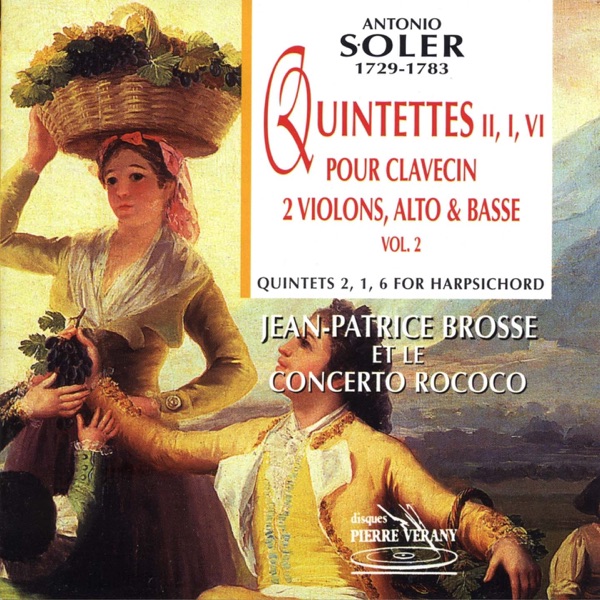 Soler : Quintettes pour clavecin, 2 violons, alto & violoncelle, vol.2 album cover