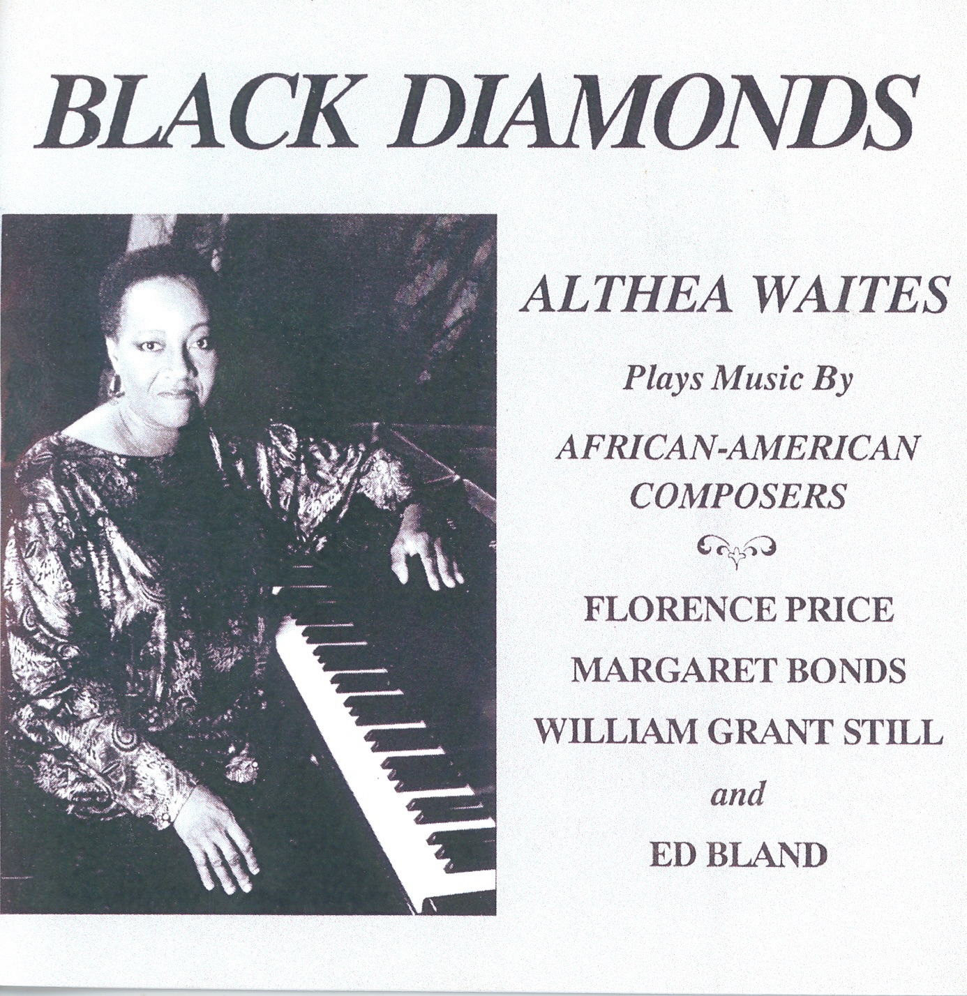 Althea Waites Plays African-American Composers album cover