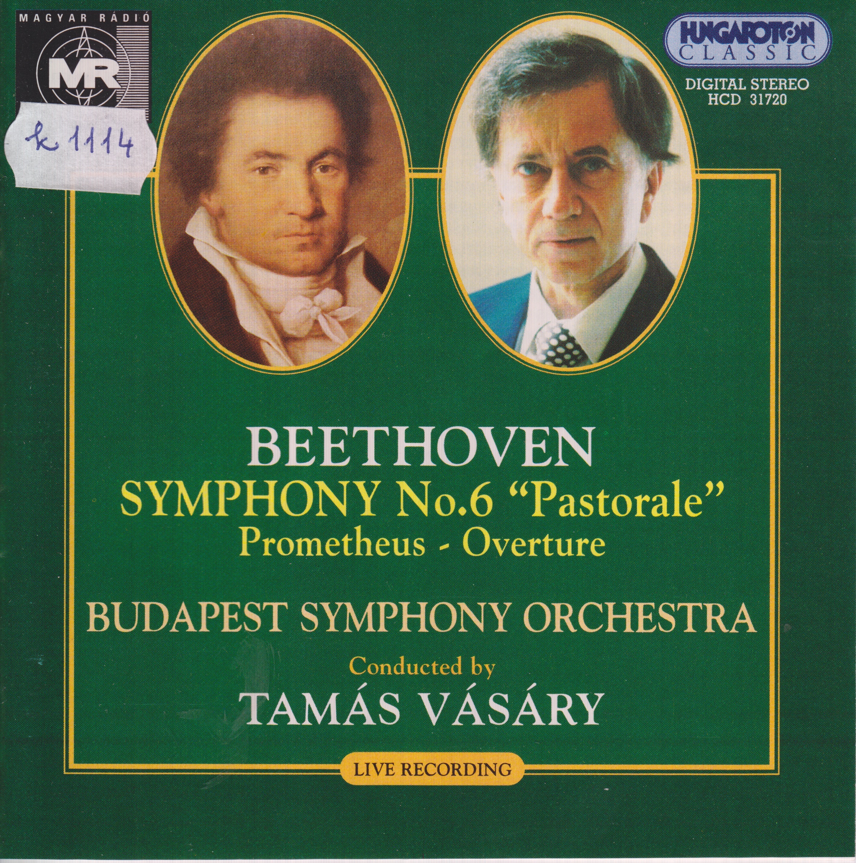 Beethoven: Symphony No. 6 "Pastorale", Prometheus - Overture album cover