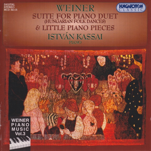 Leó Weiner: Piano music Vol. 3 album cover