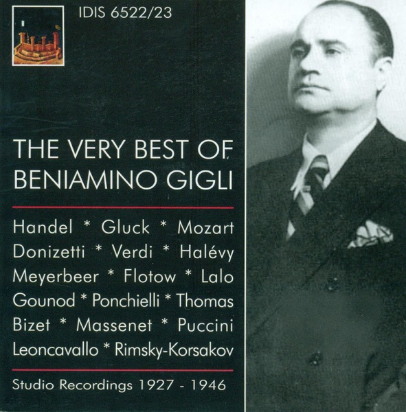 The Very Best of Beniamino Gigli 1927-1946 album cover