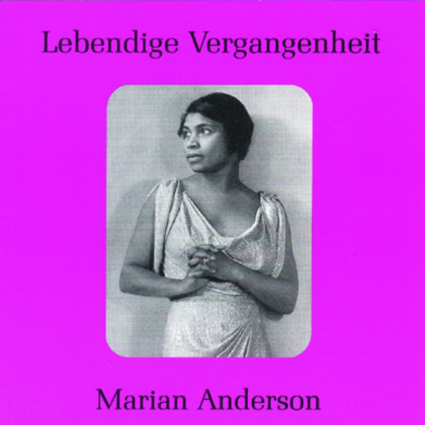 Lebendige Vergangenheit - Marian Anderson album cover