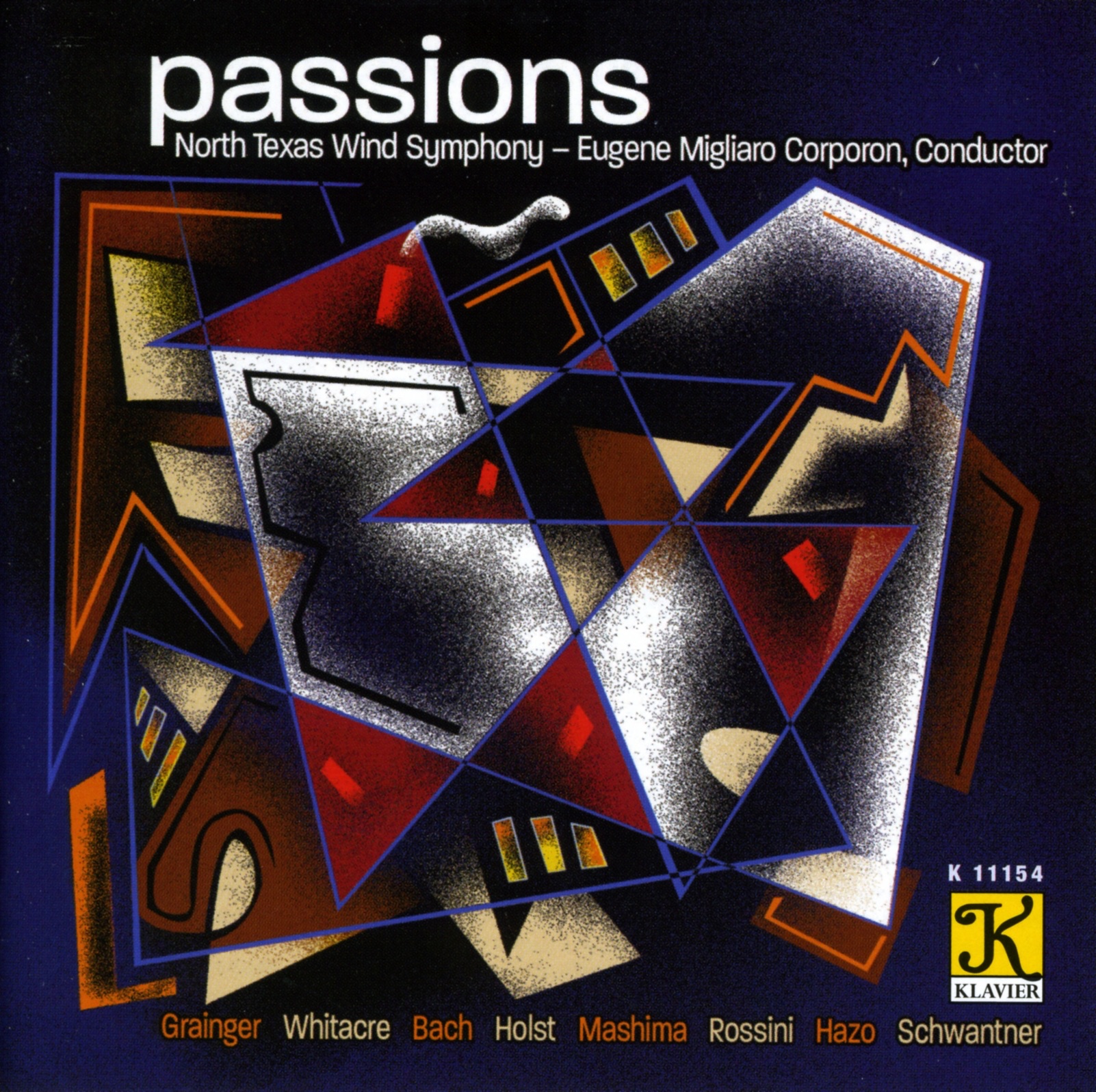 North Texas Wind Symphony: Passions album cover