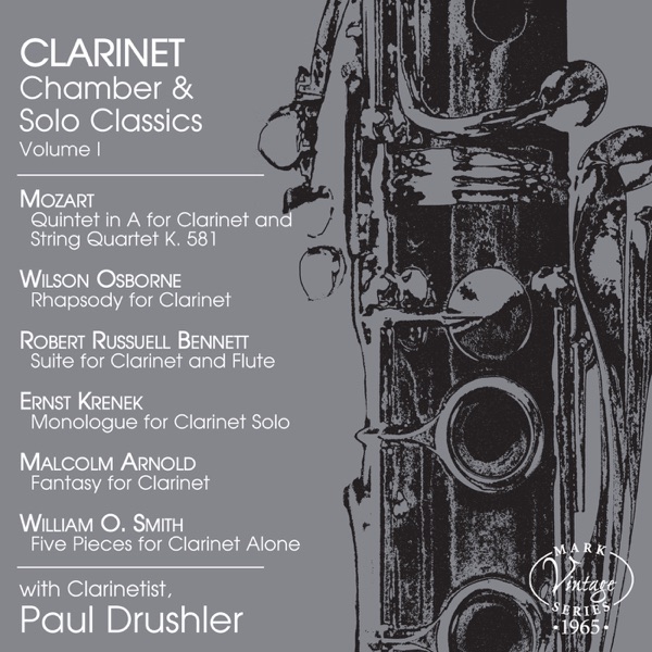 Clarinet Chamber & Solo Classics, Vol. 1 album cover
