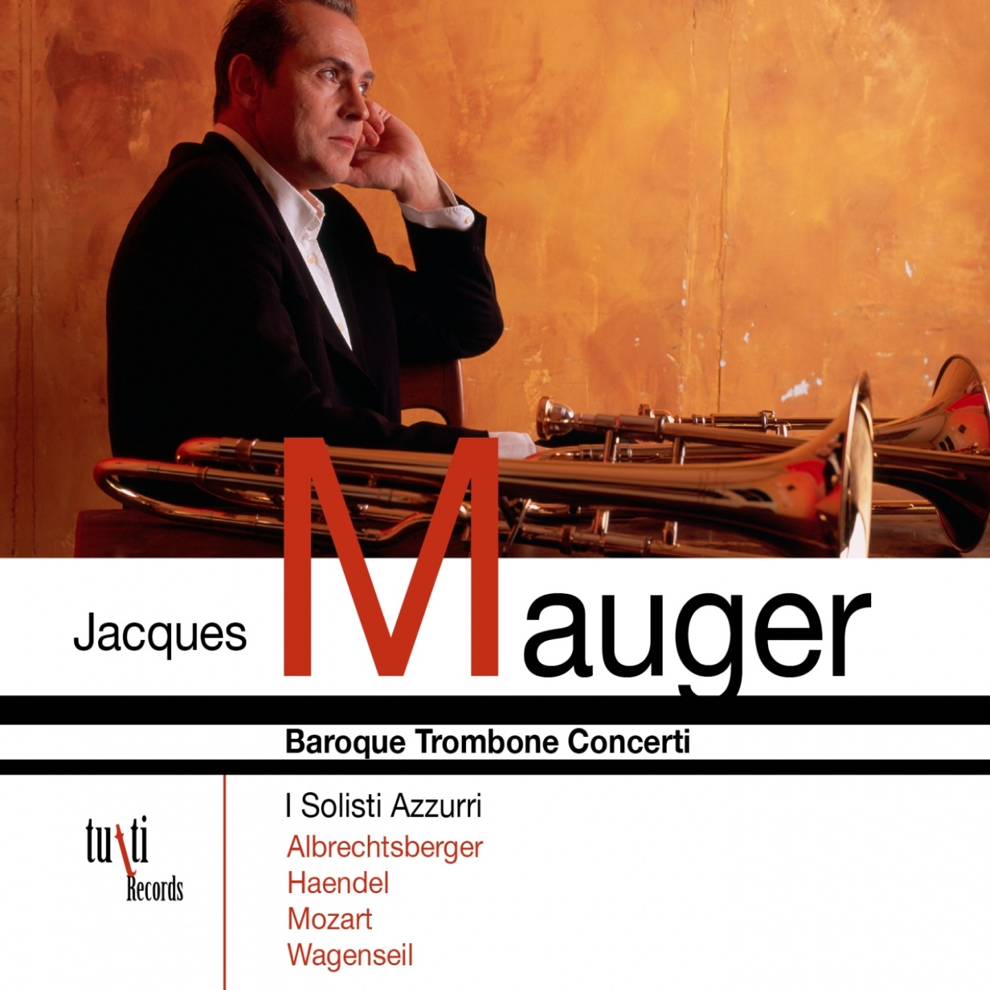Jacques Mauger: Baroque trombone concerti album cover