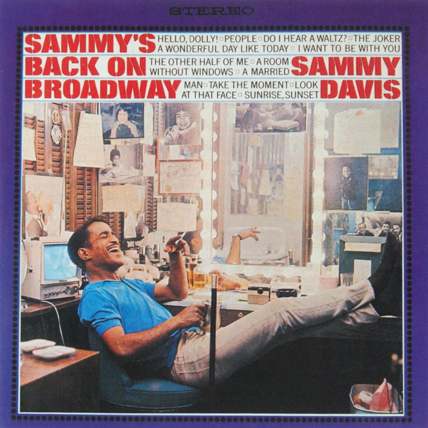 Sammy's Back On Broadway album cover