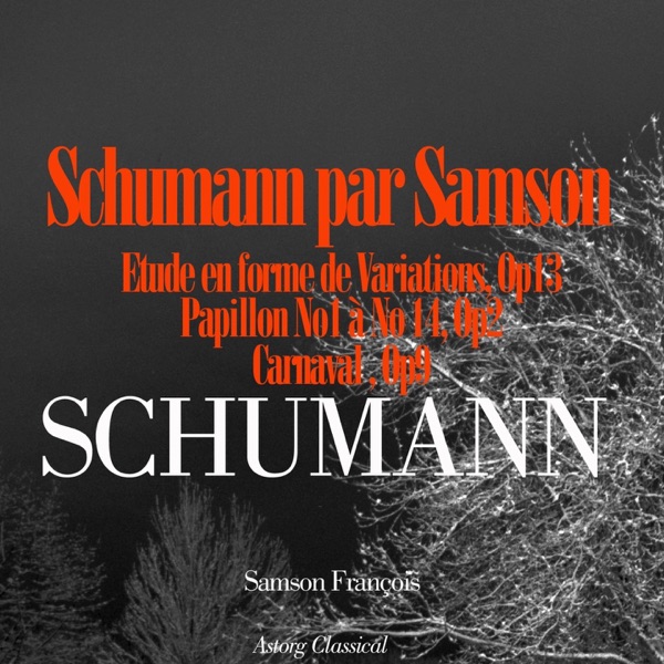 Schumann par Samson François (Etude en forme de Variations, Op. 13 / Papillons, Op.  2 / Carnaval, O album cover