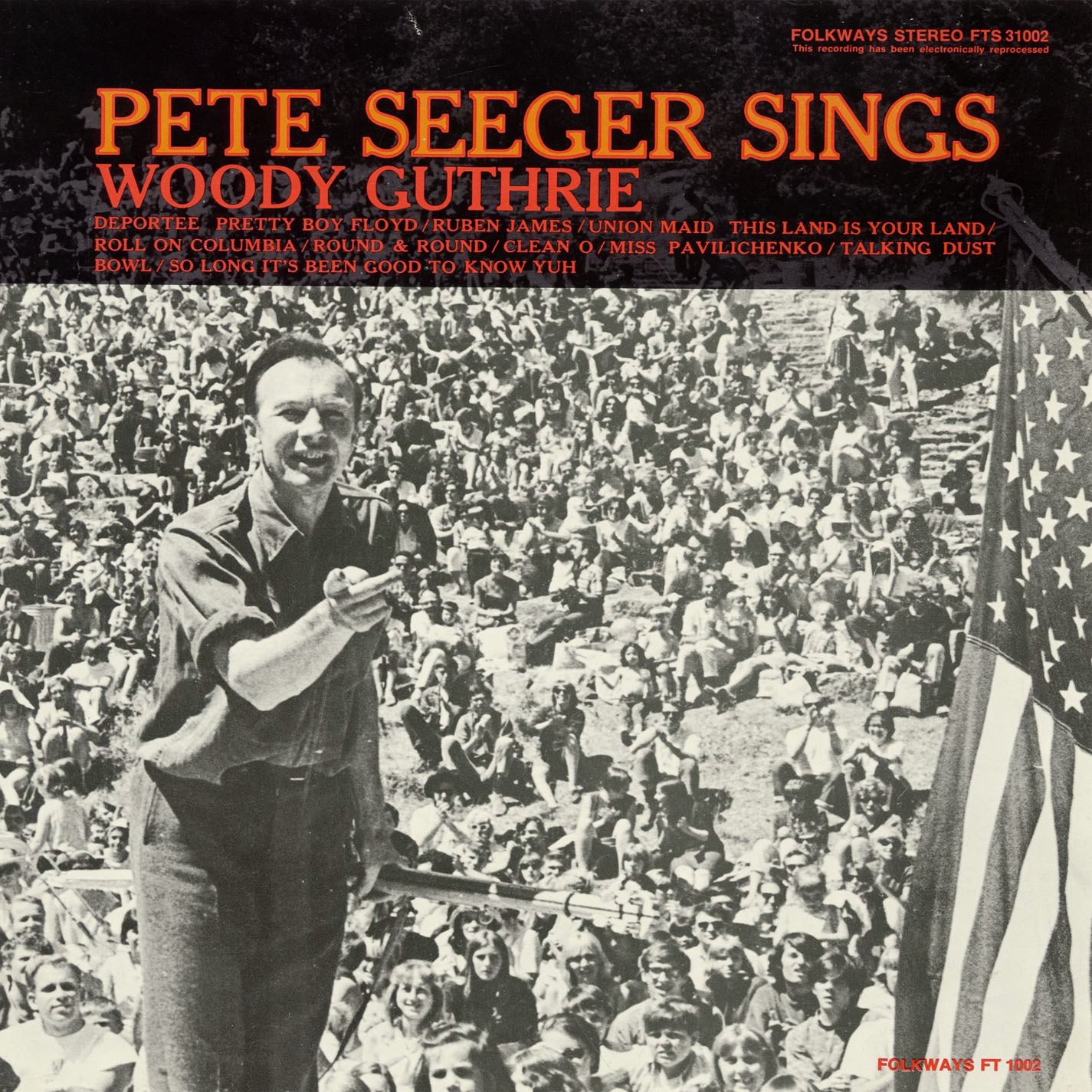 Pete Seeger Sings Woody Guthrie album cover