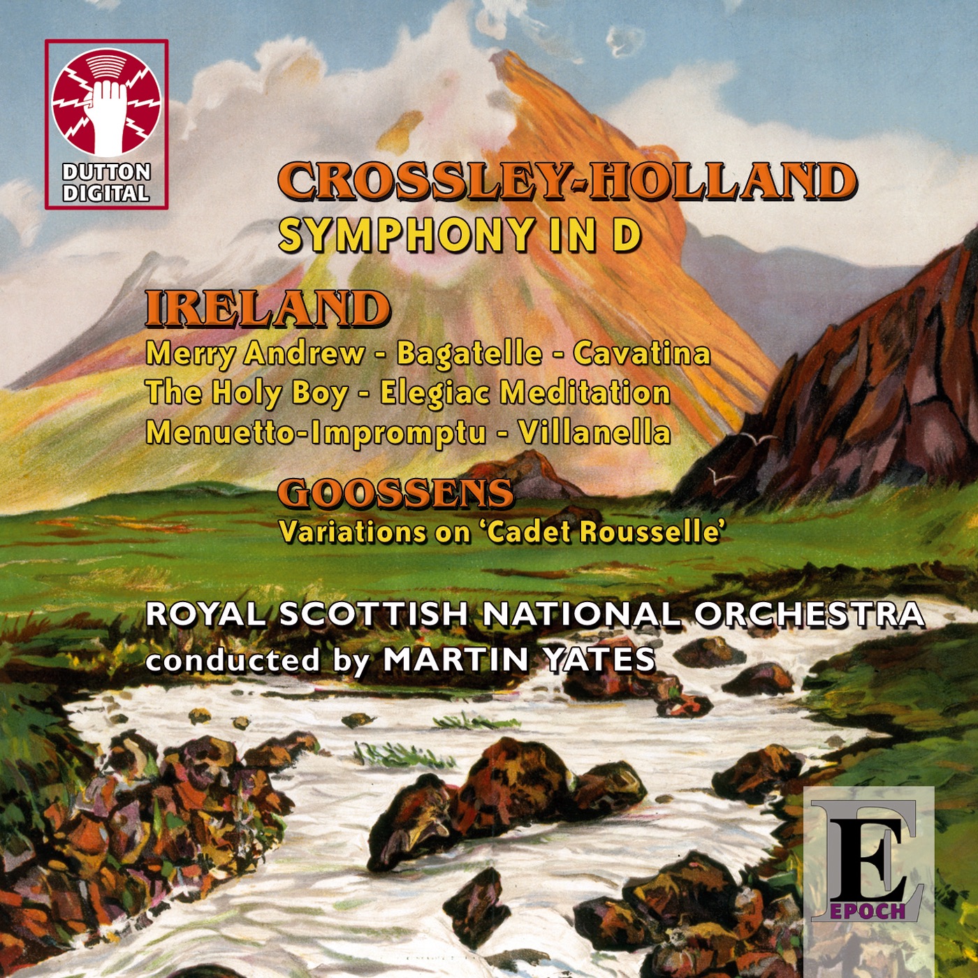 Peter Crossley-Holland, John Ireland & Eugene Goossens album cover