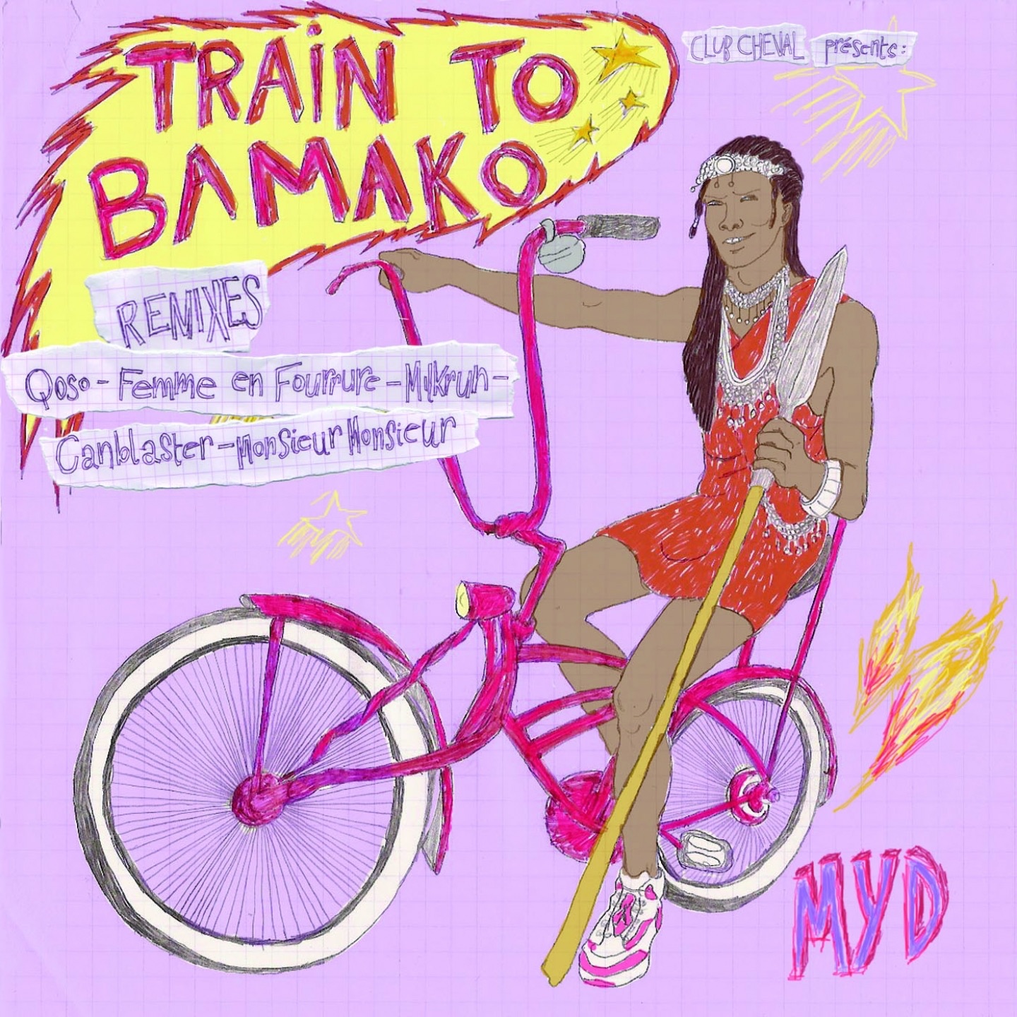 Train to Bamako Remixes album cover