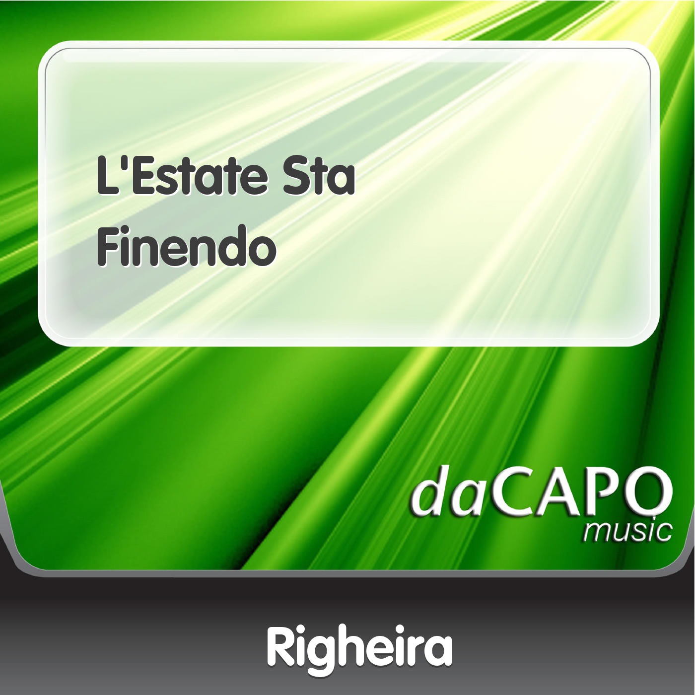 L'Estate Sta Finendo - Single album cover