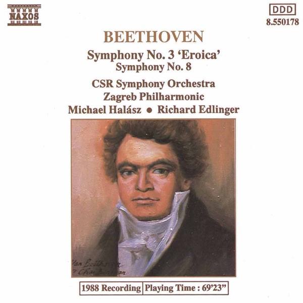 Beethoven: Symphonies Nos. 3 and 8 album cover