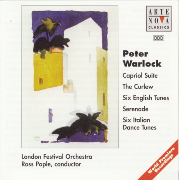 Warlock: Capriol Suite/The Curlew/6 Italian Dances/6 English Tunes album cover