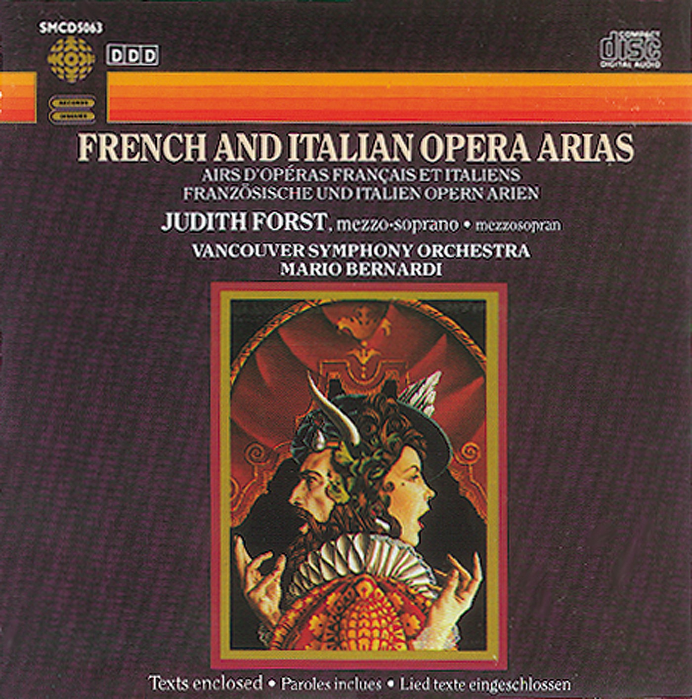 French & Italian Opera Arias for Mezzo-Soprano album cover
