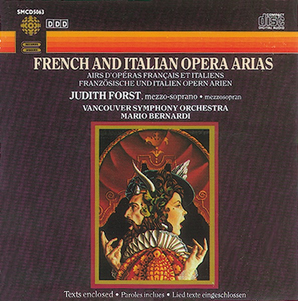 French & Italian Opera Arias for Mezzo-Soprano album cover