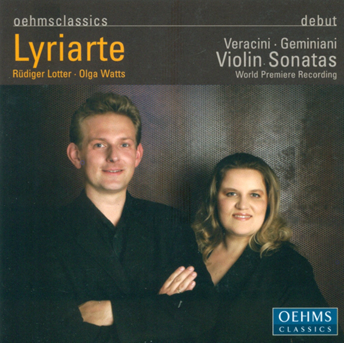 Geminiani, F.: Violin Sonatas, Op. 4 - Nos. 1, 8, 9, 10 - Veracini, F.M.: Violin Sonatas, Op. 1 - No album cover