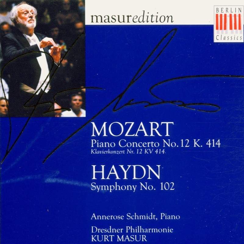 Mozart: Piano Concerto No. 12 - Haydn: Symphony No. 102 album cover