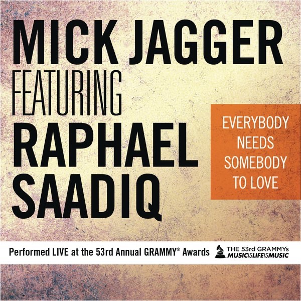 Everybody Needs Somebody To Love (Performed Live at the 53rd Annual Grammy Awards) - Single album cover