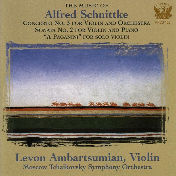 The Music Of Alfred Schnittke performed by Levon Ambartsumian album cover
