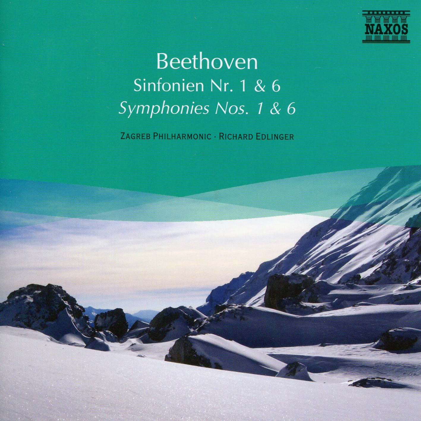 Beethoven: Symphonies Nos. 1 and 6 album cover