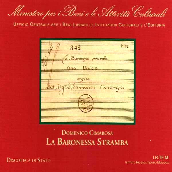 Cimarosa: La Baronessa Stramba album cover