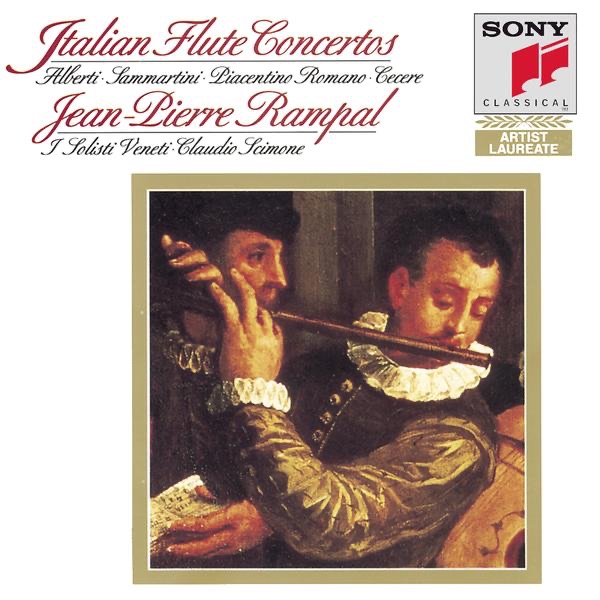 Italian Baroque Flute Concertos album cover