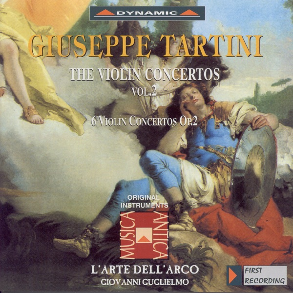 Tartini: The Violin Concertos Vol. 2, 6 Violin Concertos Op. 2 album cover